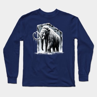 Prehistoric Freeze - Woolly Mammoth Ice Block Long Sleeve T-Shirt